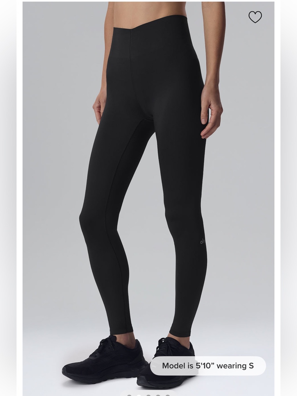 NWT Alo Airlift Strength Extreme High-Waist 7/8 Legging - Black
